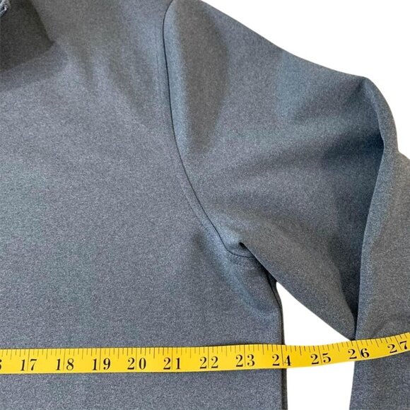 Hickey Freeman 1/4 Zip Pullover Mens Size Large Blue Gray Sweatshirt Golf Casual - Picture 3 of 5